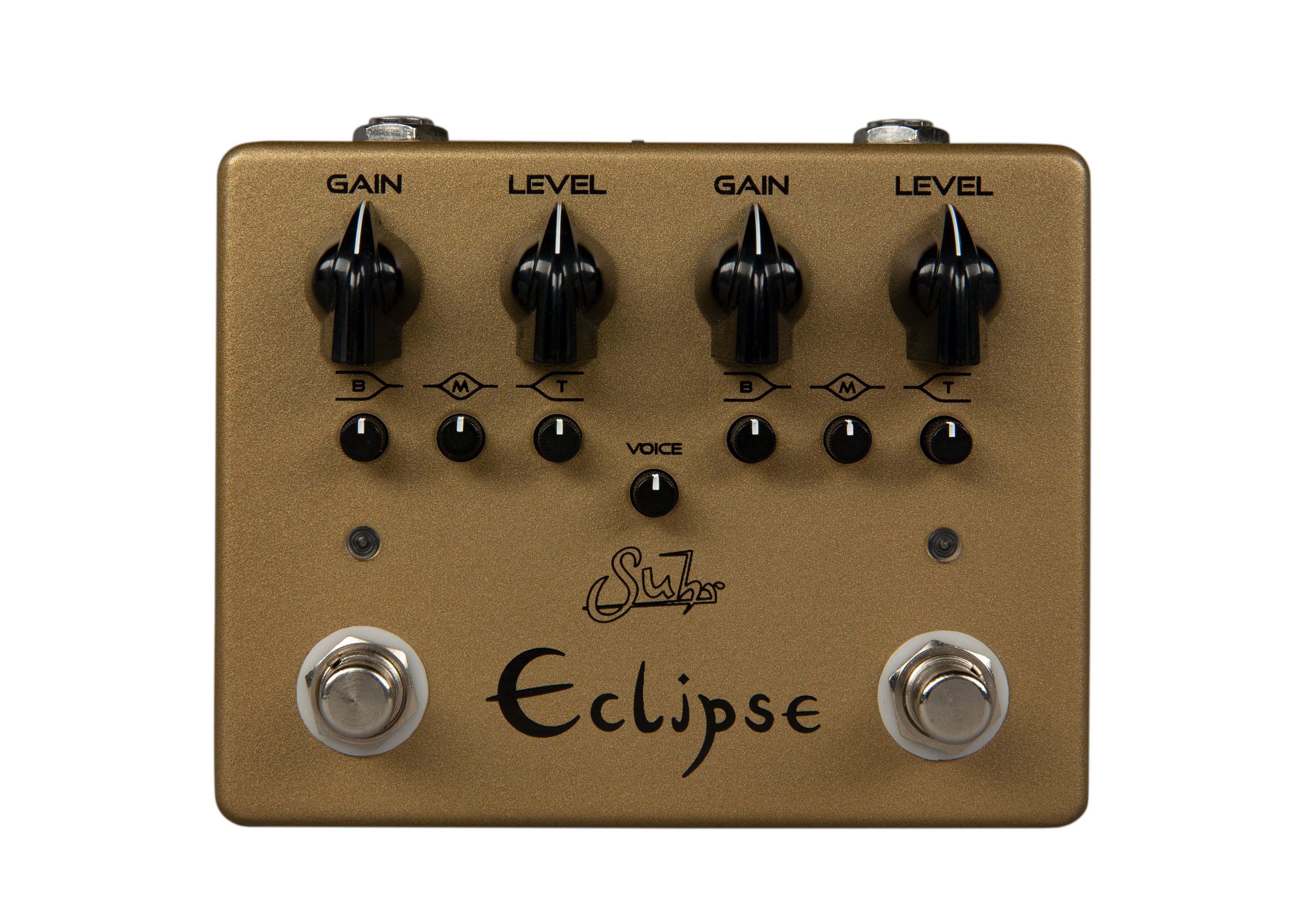 SUHR GOLD ECLIPSE DUAL CHANNEL OVERDRIVE/DISTORTION PEDAL 2020 Limited Edition - HIENDGUITAR SUHR GUITAR