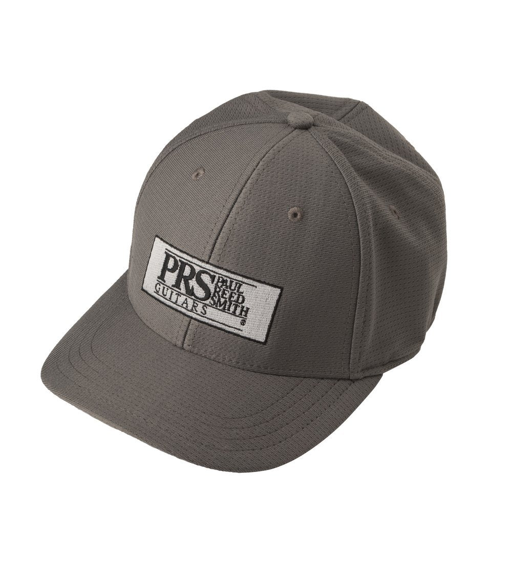 PRS Block Logo Fitted Baseball Hat, Gray ACC-123094-SMD - HIENDGUITAR PRS strap