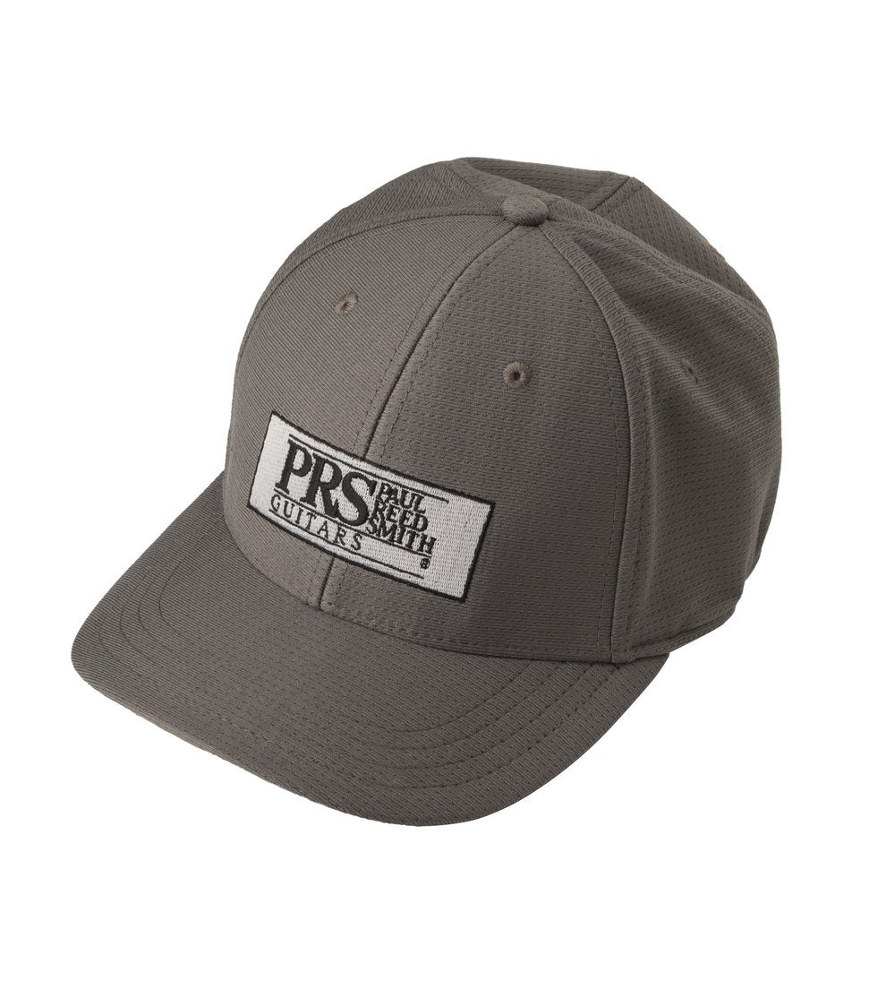 PRS Block Logo Fitted Baseball Hat LARGE/EXTRA LARGE Gray ACC-123094-LXL - HIENDGUITAR   PRS strap