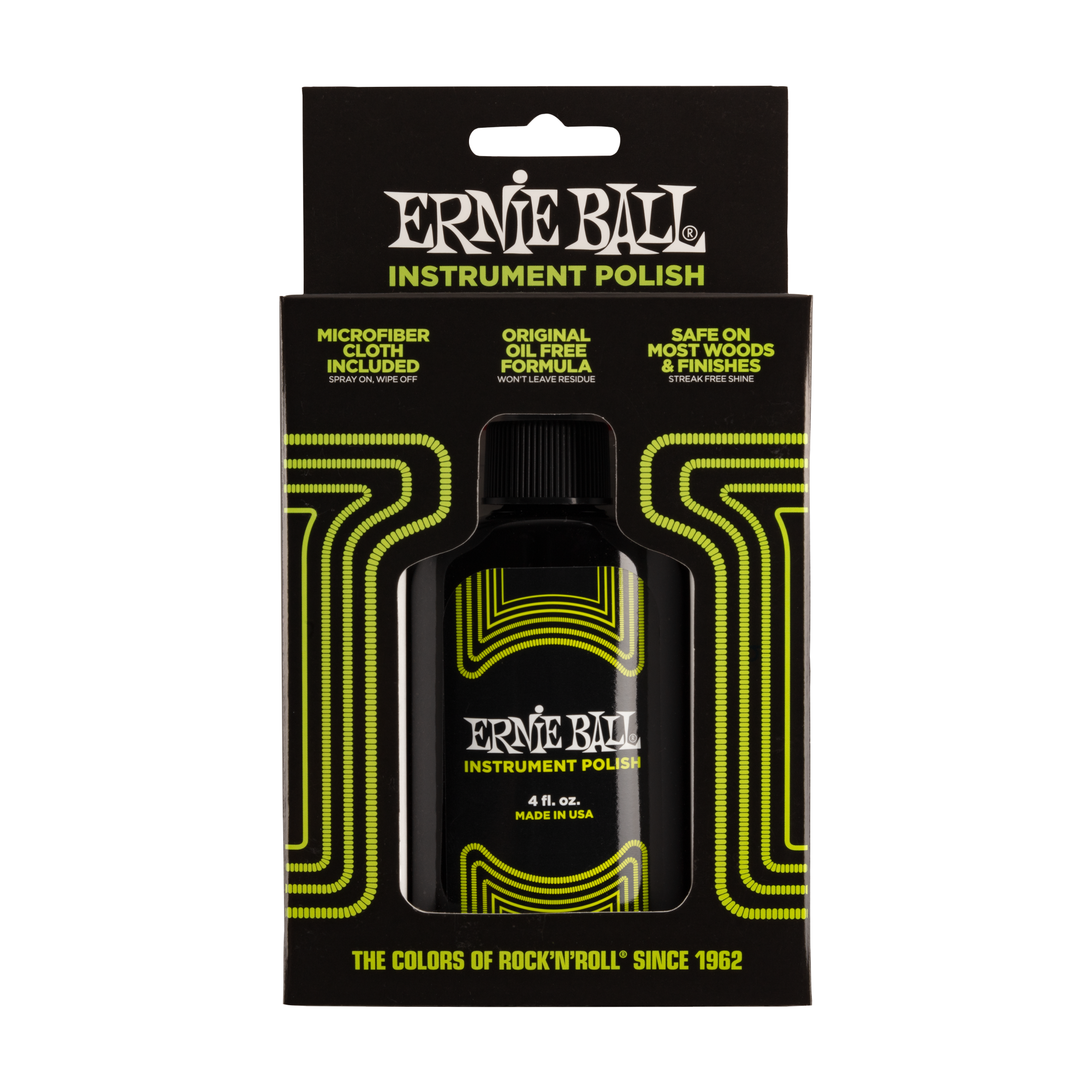 Ernie Ball Polish With Cloth - HIENDGUITAR   Ernieball Misc. Accessories