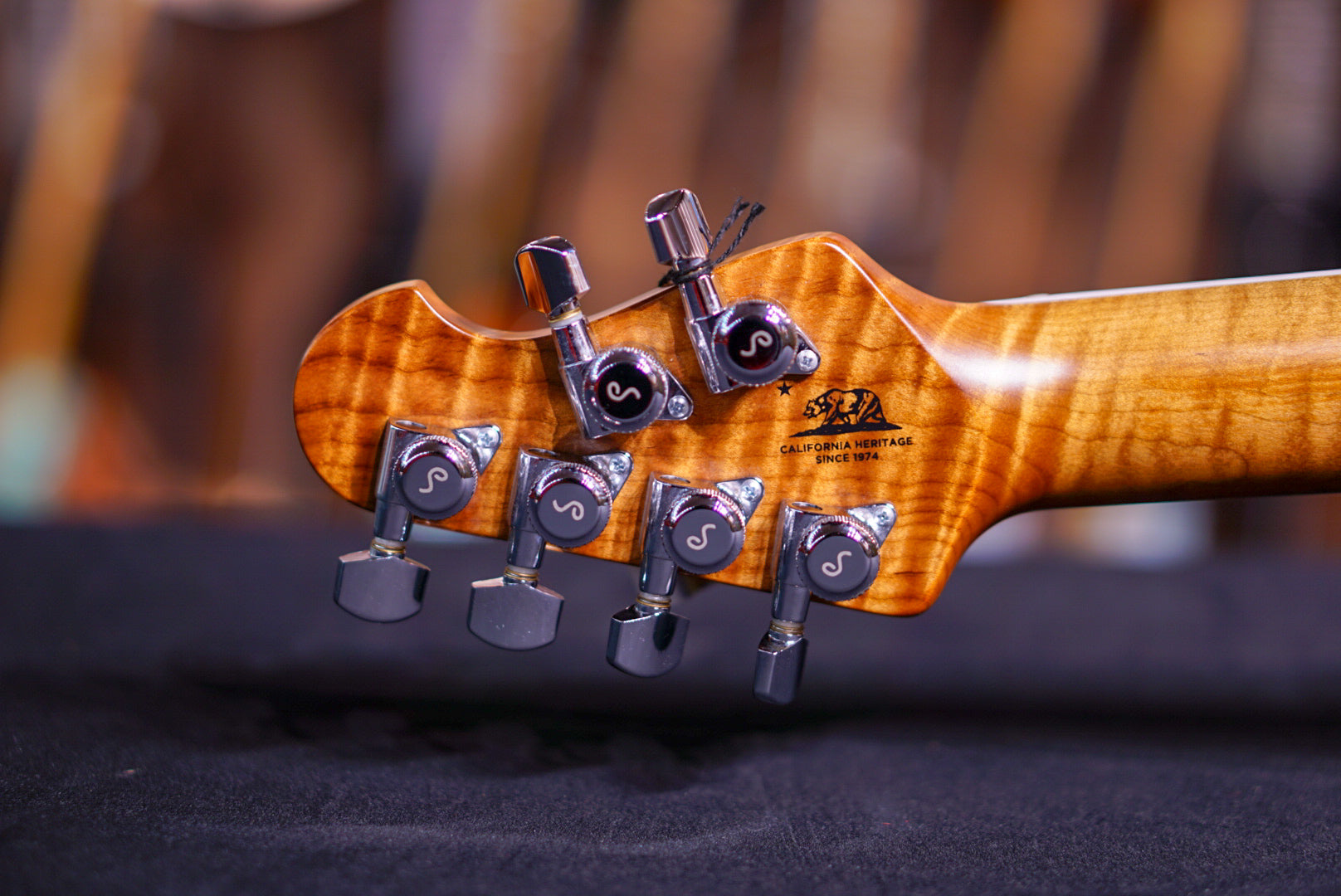 Music Man Steve Morse Bfr Limited Namm17 Quilt Tahitian Blue - HIENDGUITAR Musicman GUITAR