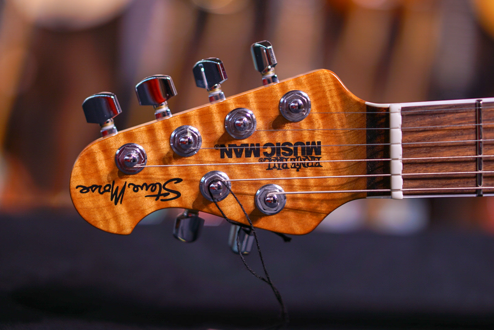 Music Man Steve Morse Bfr Limited Namm17 Quilt Tahitian Blue - HIENDGUITAR Musicman GUITAR