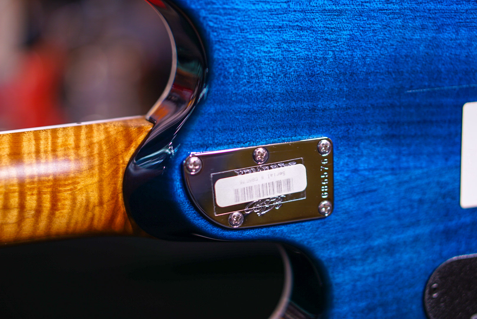 Music Man Steve Morse Bfr Limited Namm17 Quilt Tahitian Blue - HIENDGUITAR Musicman GUITAR