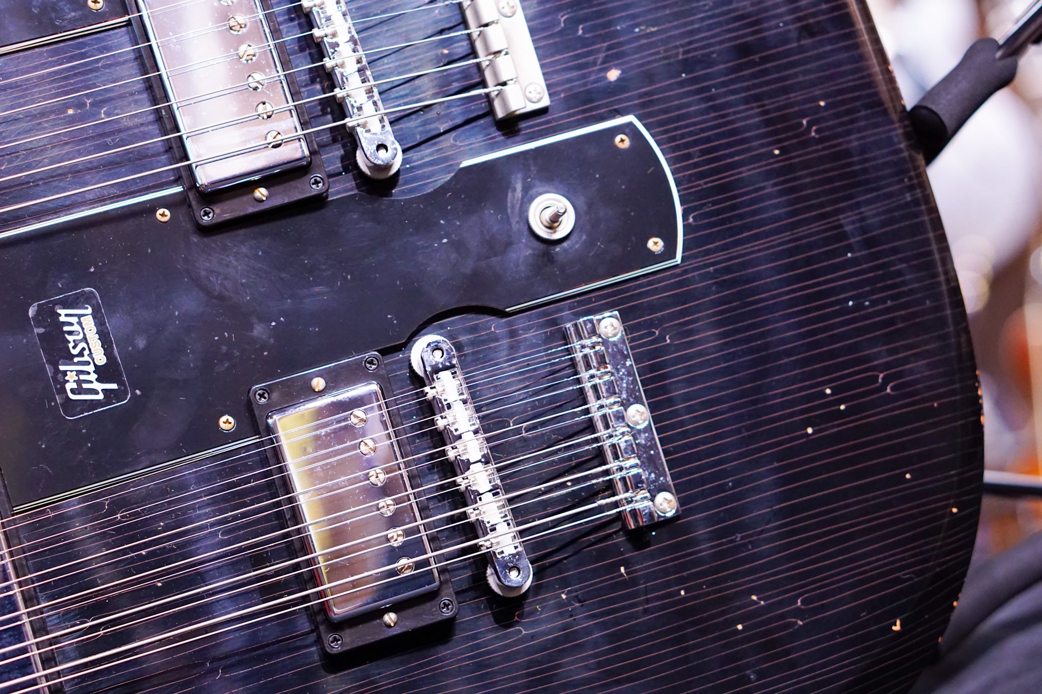 Gibson Slash 1966 EDS-1275 Doubleneck - Signed/Aged Double Your Appetite - HIENDGUITAR Gibson GUITAR