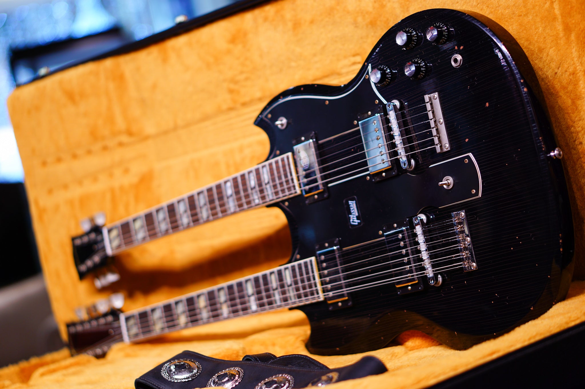 Gibson Slash 1966 EDS-1275 Doubleneck - Signed/Aged Double Your Appetite - HIENDGUITAR Gibson GUITAR