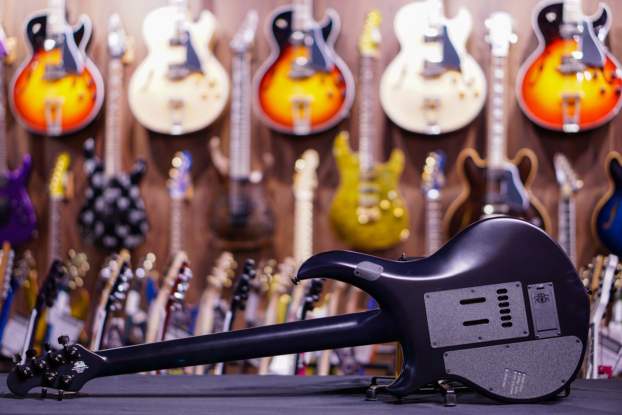 Ernieball musicman majesty JOHN PETRUCCI polar noir - HIENDGUITAR Musicman GUITAR