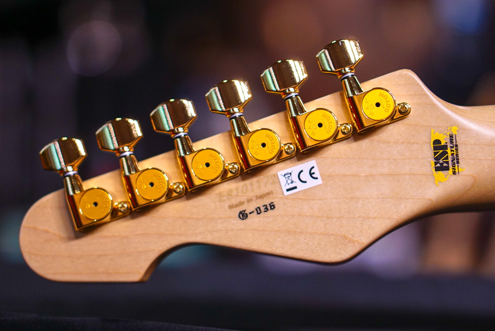 ESP SNAPPER Ohmura Custom "Eclipse Gold" - HIENDGUITAR ESP GUITAR