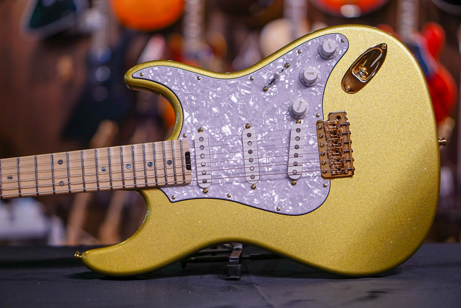 ESP SNAPPER Ohmura Custom "Eclipse Gold" - HIENDGUITAR ESP GUITAR