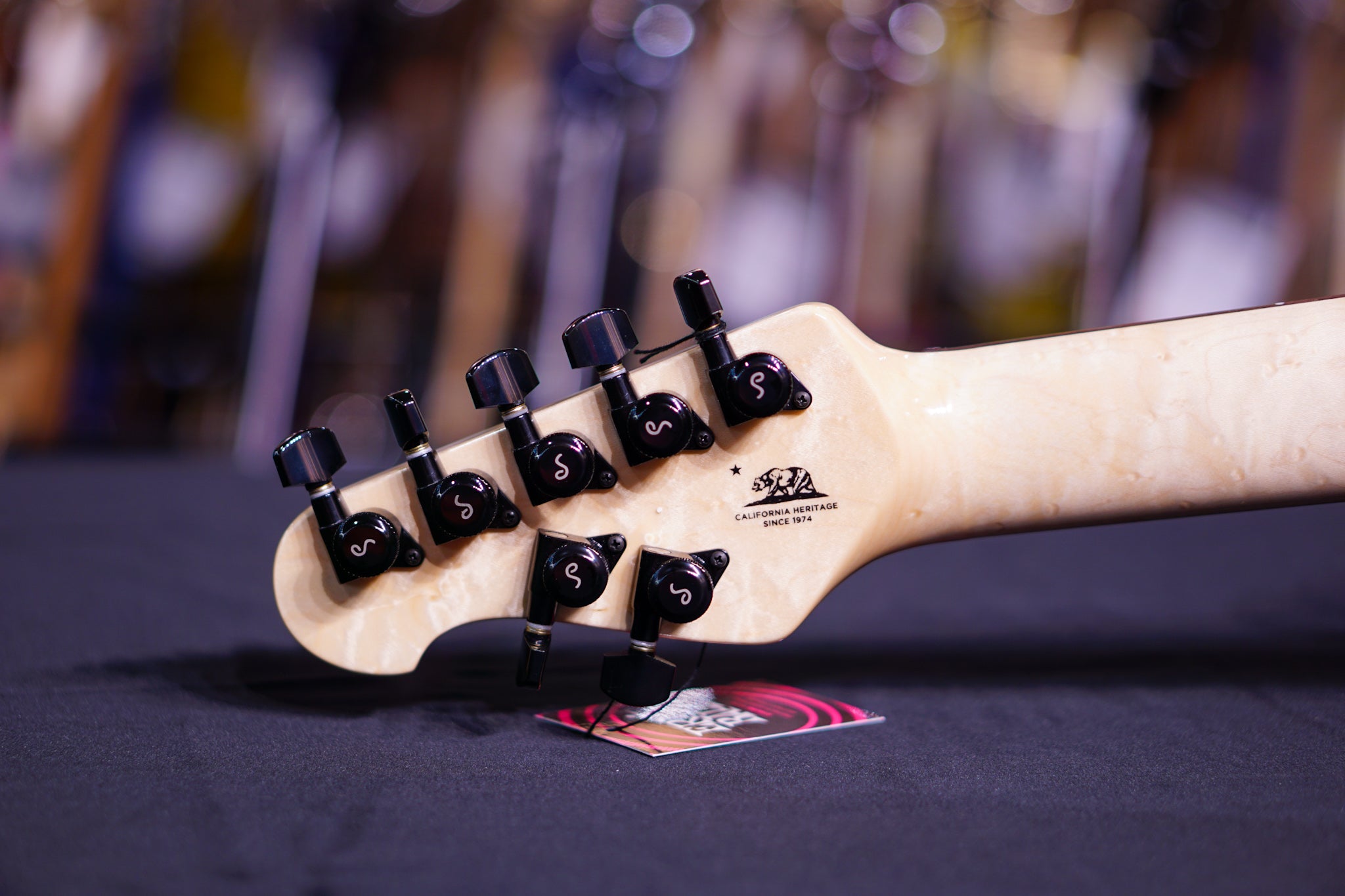 Ernie Ball Music Man John Petrucci 7 with Piezo -Pearl redburst F83839 - HIENDGUITAR Musicman GUITAR