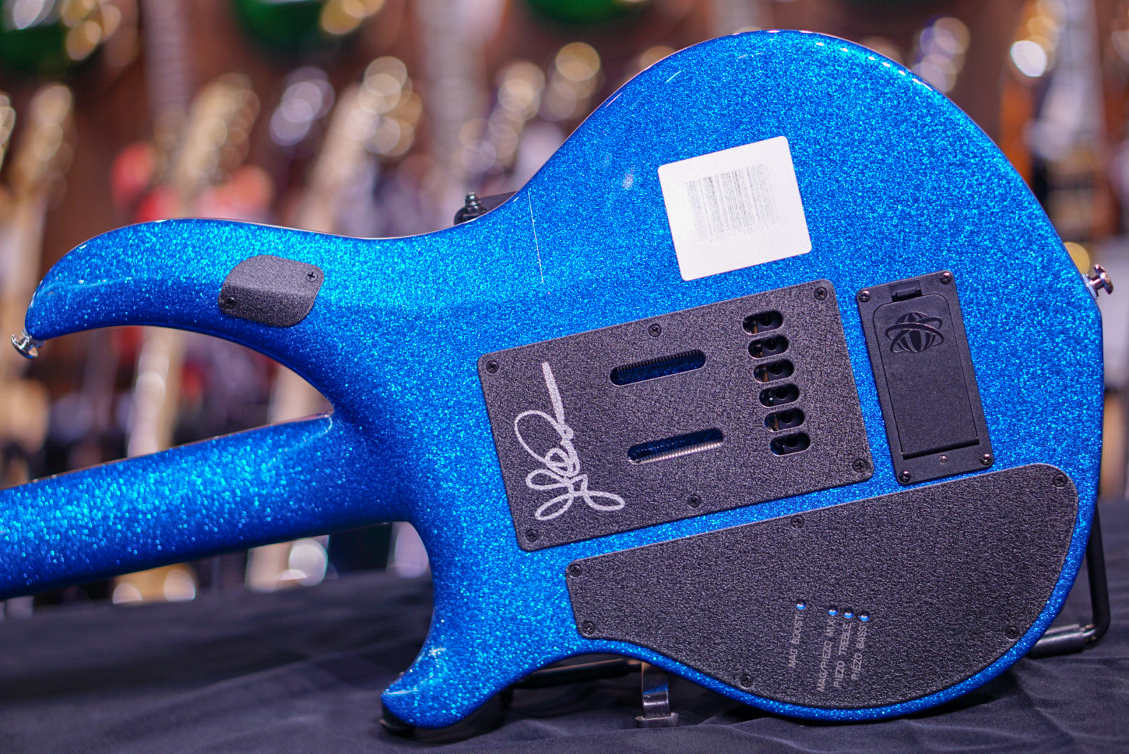 Music Man John Petrucci Majesty Bfr Marine Blue Sparkle - HIENDGUITAR Musicman GUITAR