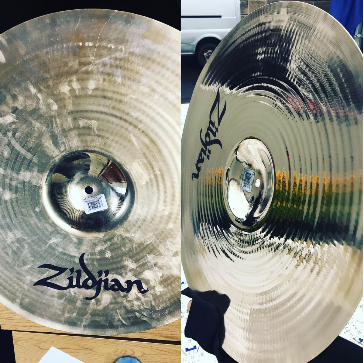 Music Nomad Premium Cymbal Cleaner - Acid Free Cleaner, Polisher, Protectant for Brilliant Finishes - 8 fl. oz. MN111 - HIENDGUITAR musicnomad musicnomad