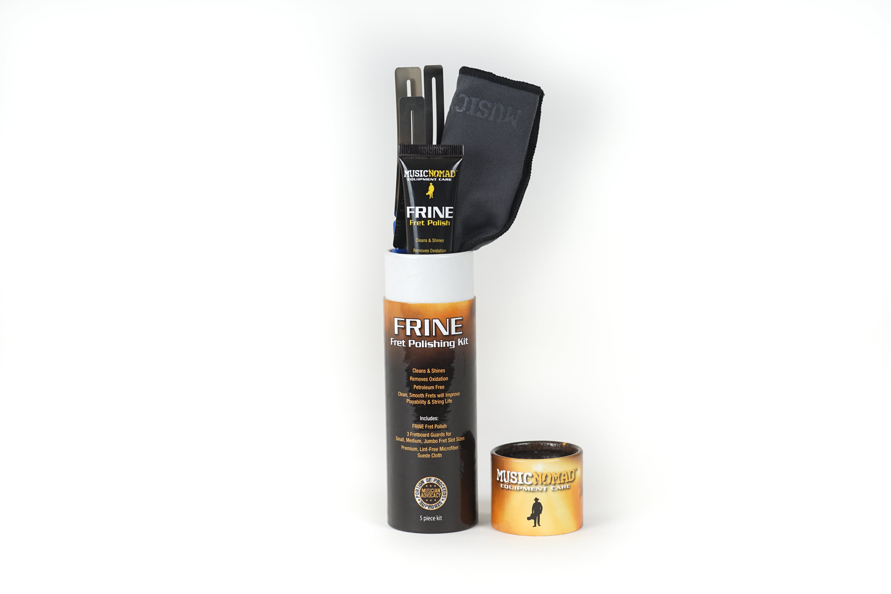 Music Nomad Frine Fret Polishing Kit - 5 pc. MN124 - HIENDGUITAR musicnomad musicnomad