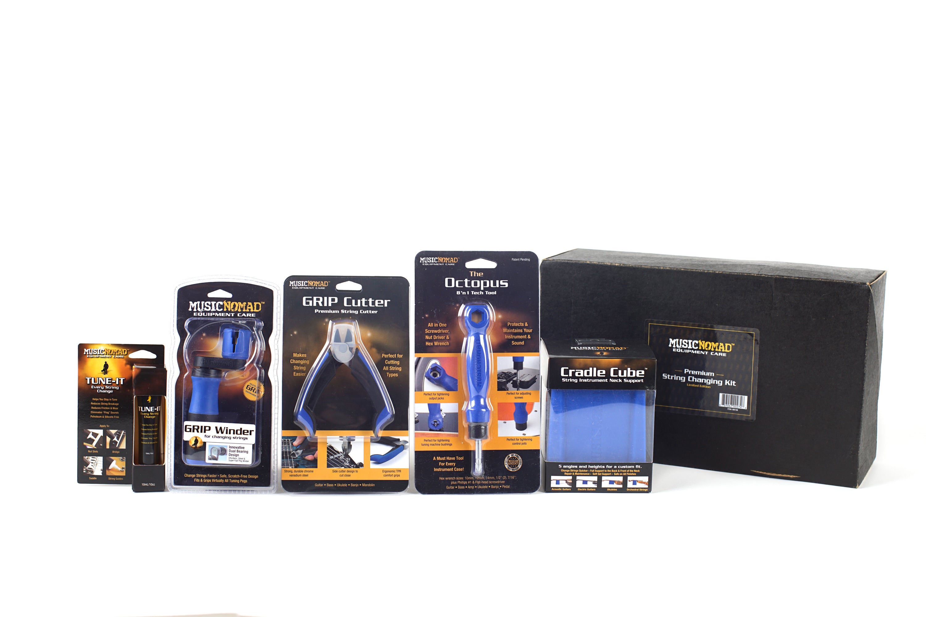 Music Nomad Premium String Changing Kit - 5pc MN146 - HIENDGUITAR musicnomad musicnomad