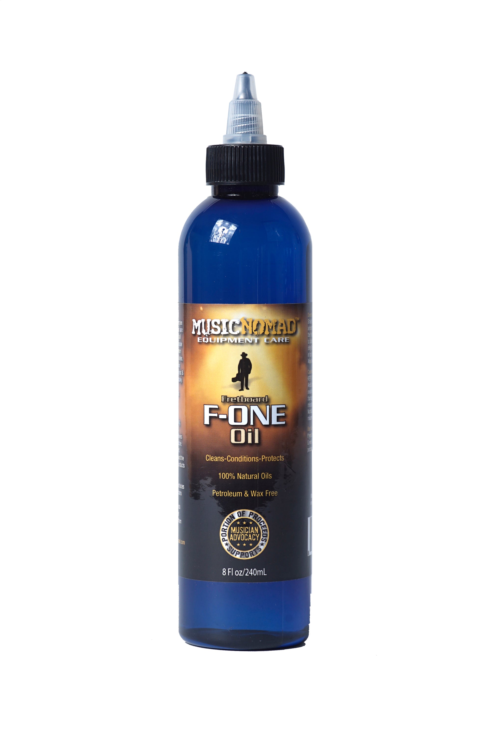 Music Nomad Fretboard F-ONE Oil 8 oz Tech Size - Cleaner & Conditioner MN151 - HIENDGUITAR musicnomad musicnomad