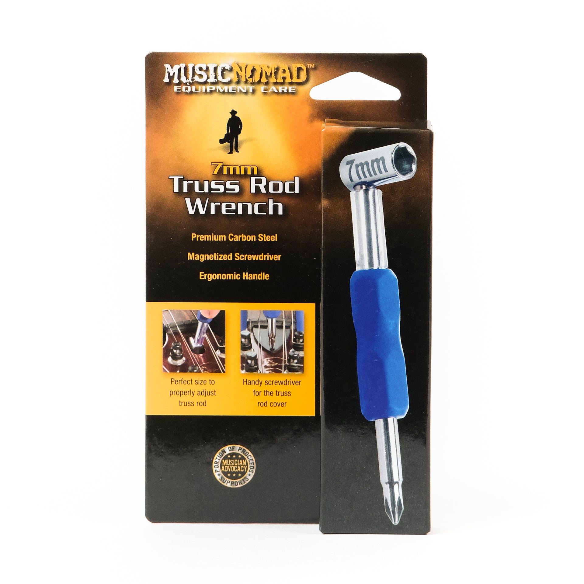 Music Nomad Premium Truss Rod Wrench - 7mm MN233 - HIENDGUITAR musicnomad musicnomad