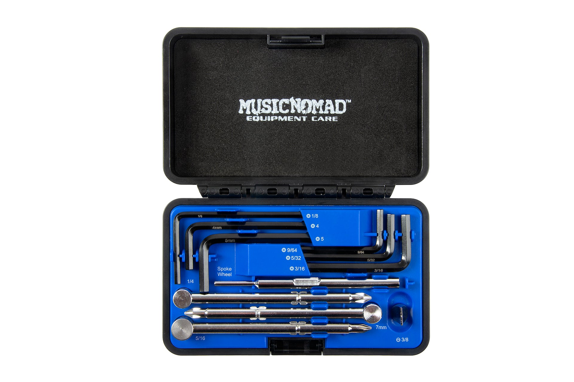 Music Nomad Premium Guitar Tech Truss Rod Wrench Set - 11 pcs. MN235 - HIENDGUITAR musicnomad musicnomad
