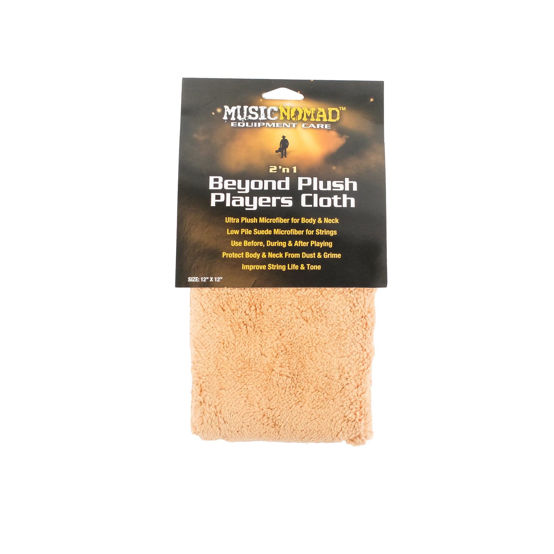 Music Nomad 2 'n 1 Beyond Plush Players Cloth MN241 - HIENDGUITAR musicnomad musicnomad