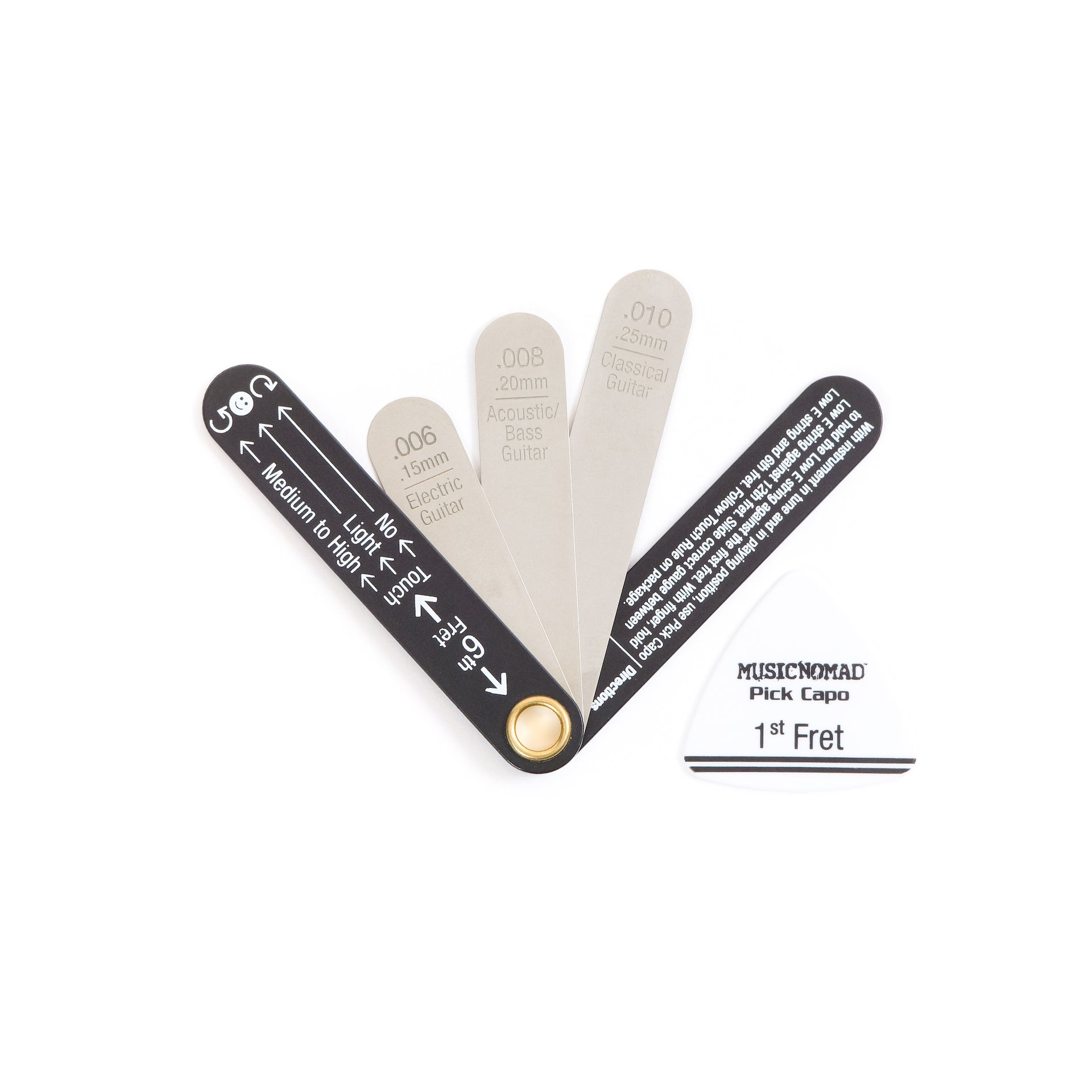 Music Nomad Precision Truss Rod Gauge with Pick Capo MN600 - HIENDGUITAR musicnomad musicnomad