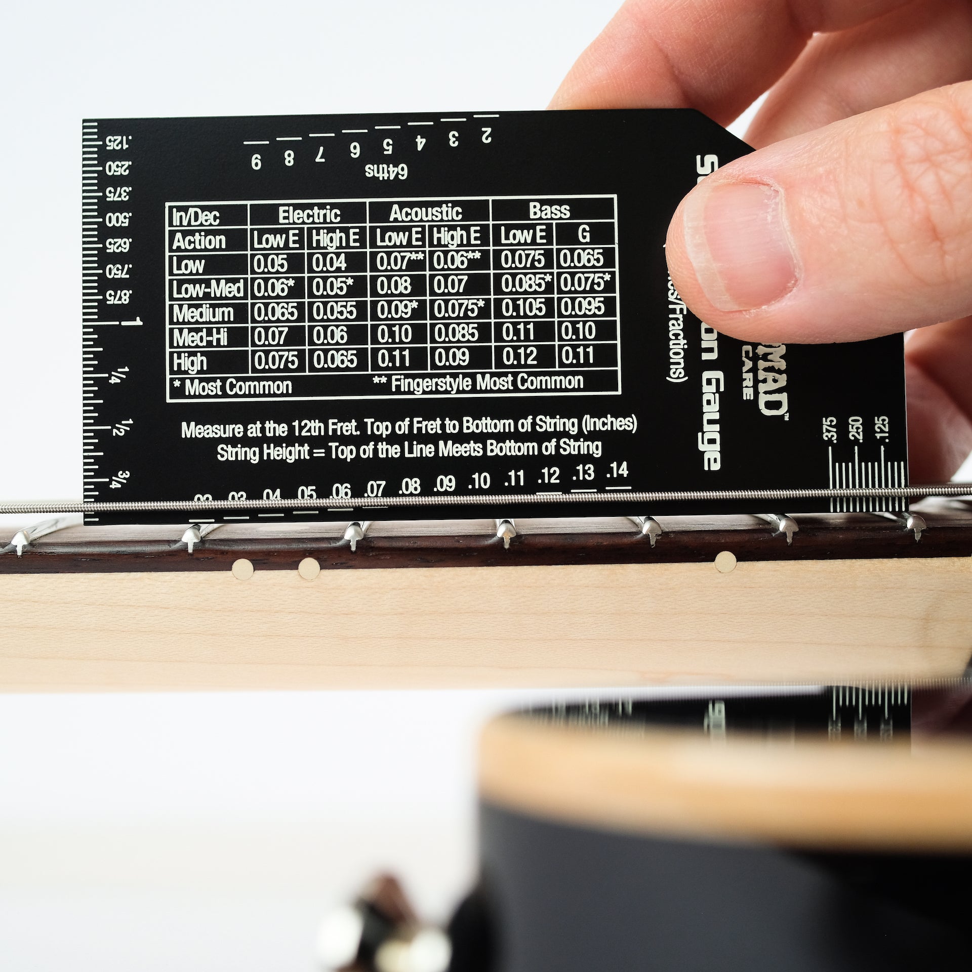 Music Nomad Precision String Action Gauge MN602 - HIENDGUITAR musicnomad musicnomad