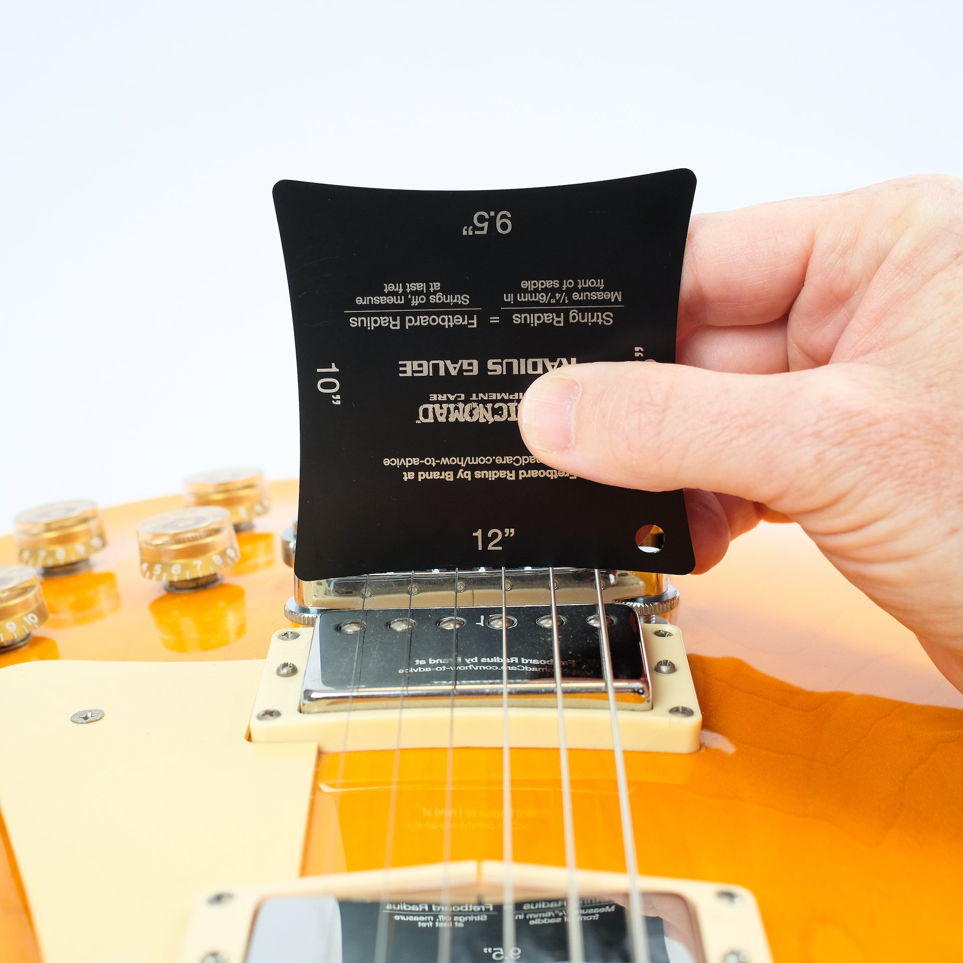 Music Nomad Precision Radius Gauge Set - 2 Pak MN603 - HIENDGUITAR musicnomad musicnomad