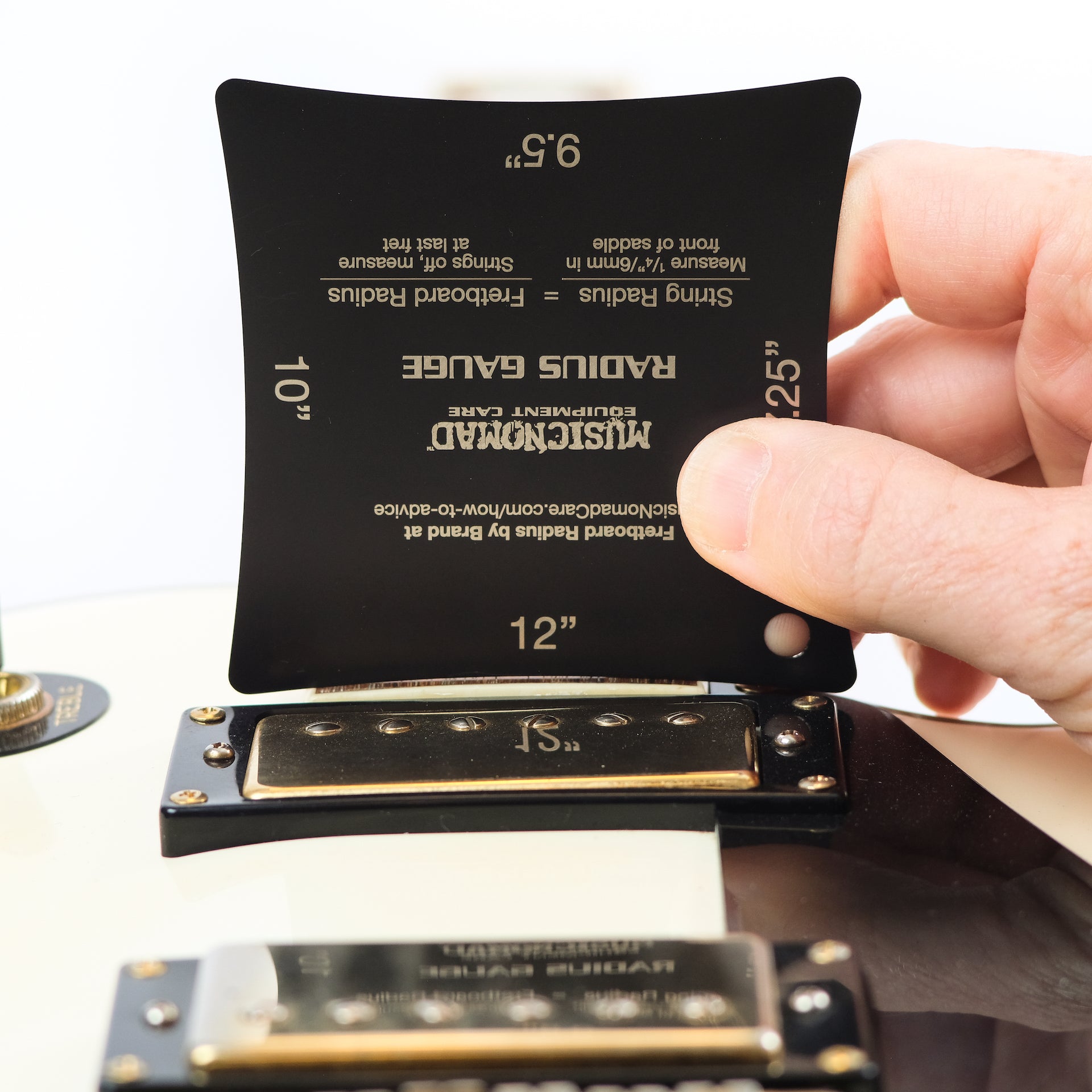 Music Nomad Precision Radius Gauge Set - 2 Pak MN603 - HIENDGUITAR musicnomad musicnomad