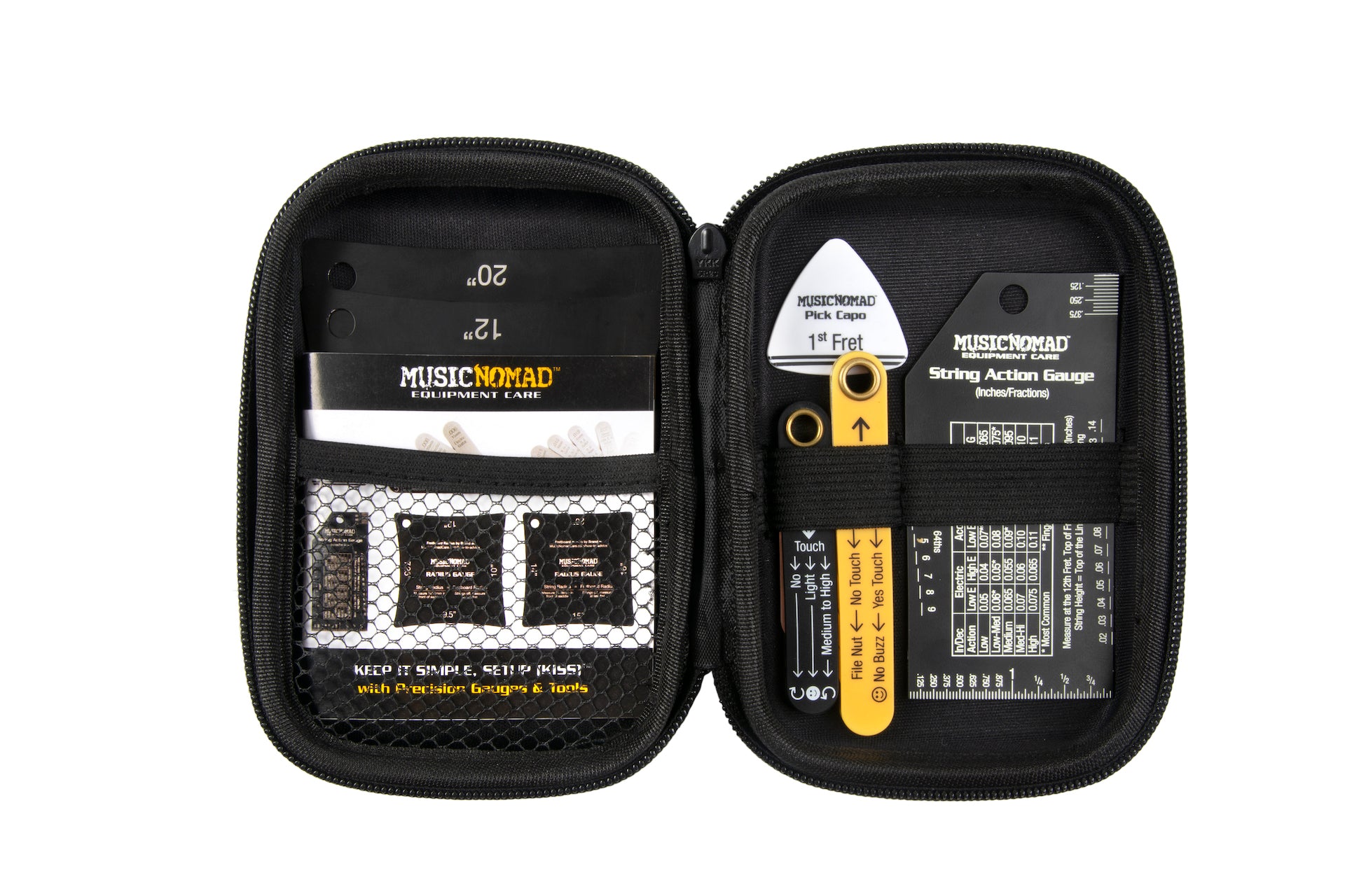 Music Nomad Precision Setup Gauge Set - 6 pc. MN604 - HIENDGUITAR musicnomad musicnomad