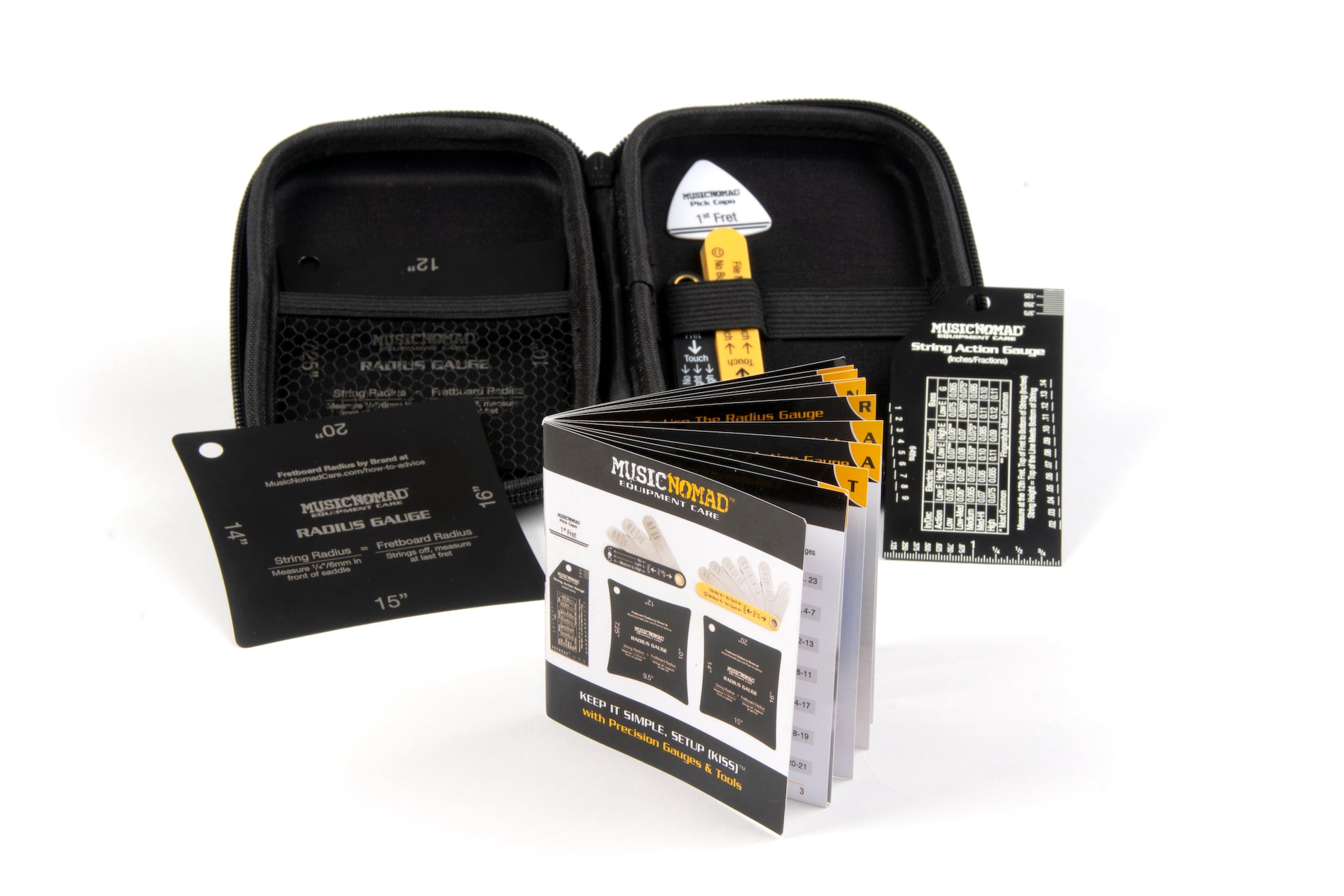 Music Nomad Precision Setup Gauge Set - 6 pc. MN604 - HIENDGUITAR musicnomad musicnomad