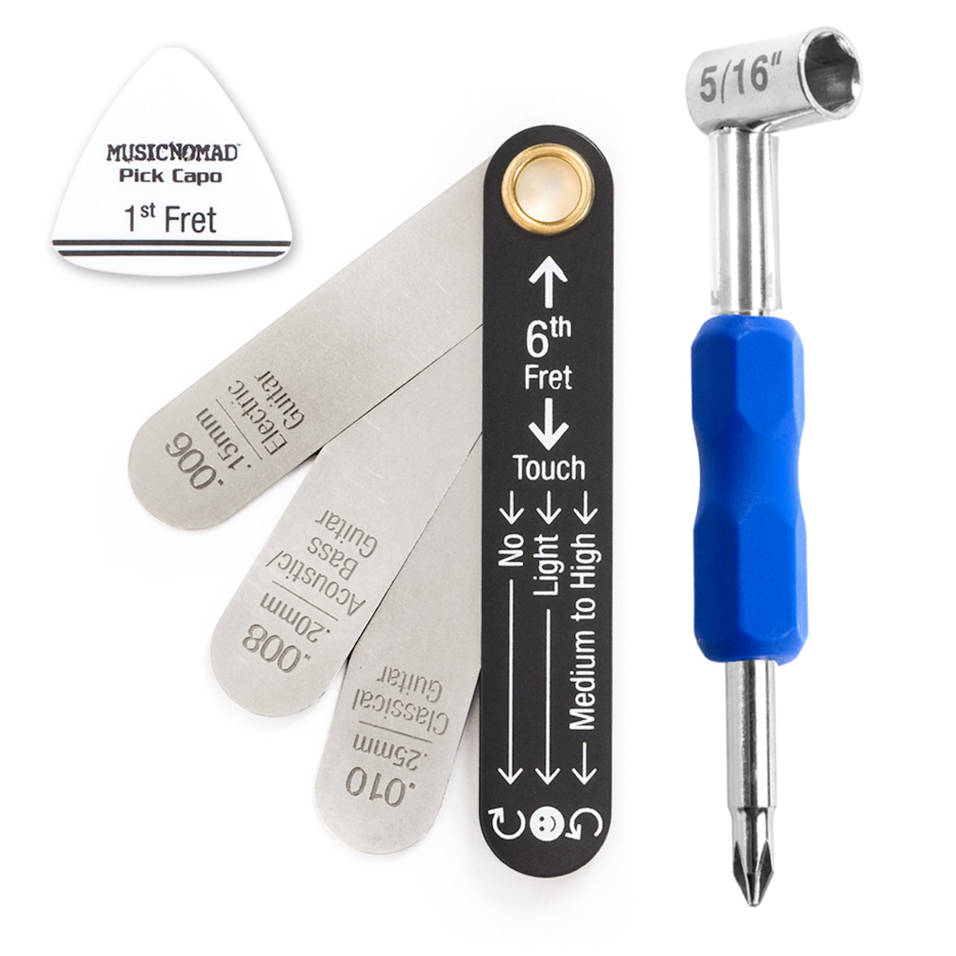 Music Nomad Truss Rod Neck Relief Measure and Adjust Kit for GIBSON® and PRS® (USA) Guitars MN611 - HIENDGUITAR musicnomad musicnomad