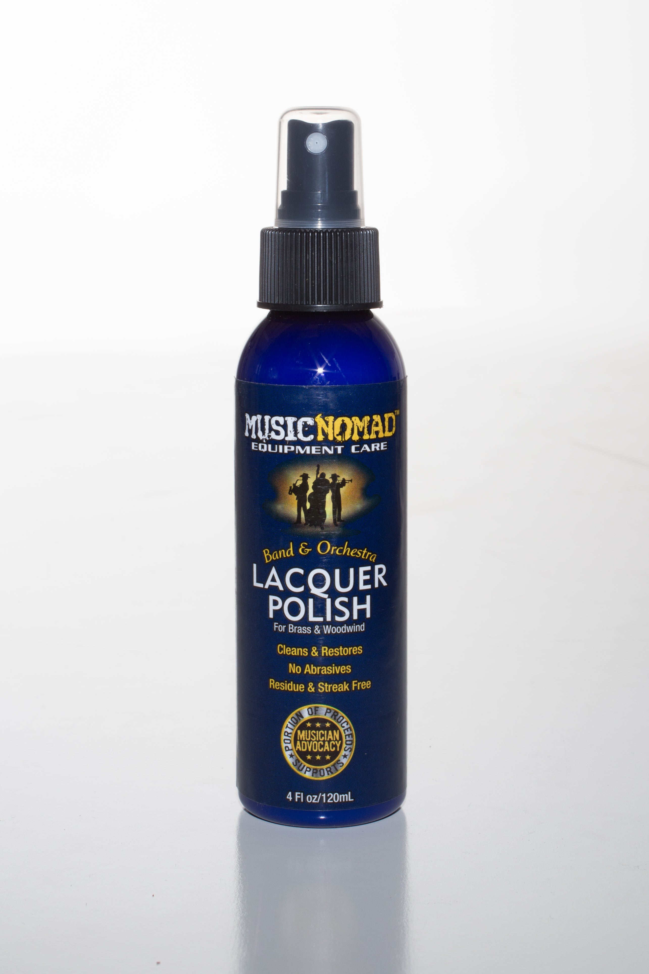MusicNomad Lacquer Polish for Brass & Woodwind Instruments - 4oz. MN700 - HIENDGUITAR musicnomad musicnomad
