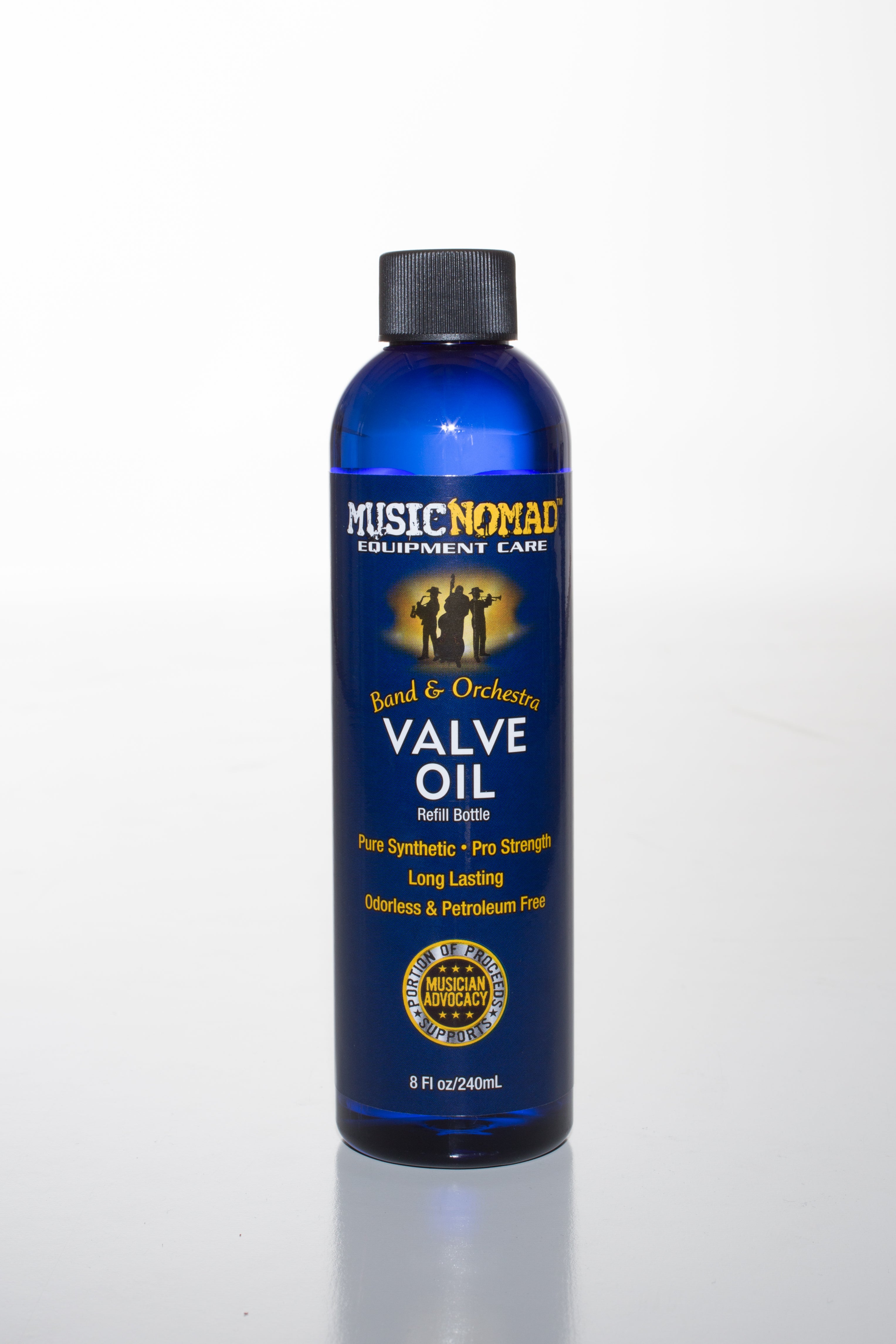 Music Nomad Premium Valve Oil - 8 oz. Re-Fill MN750 - HIENDGUITAR musicnomad musicnomad