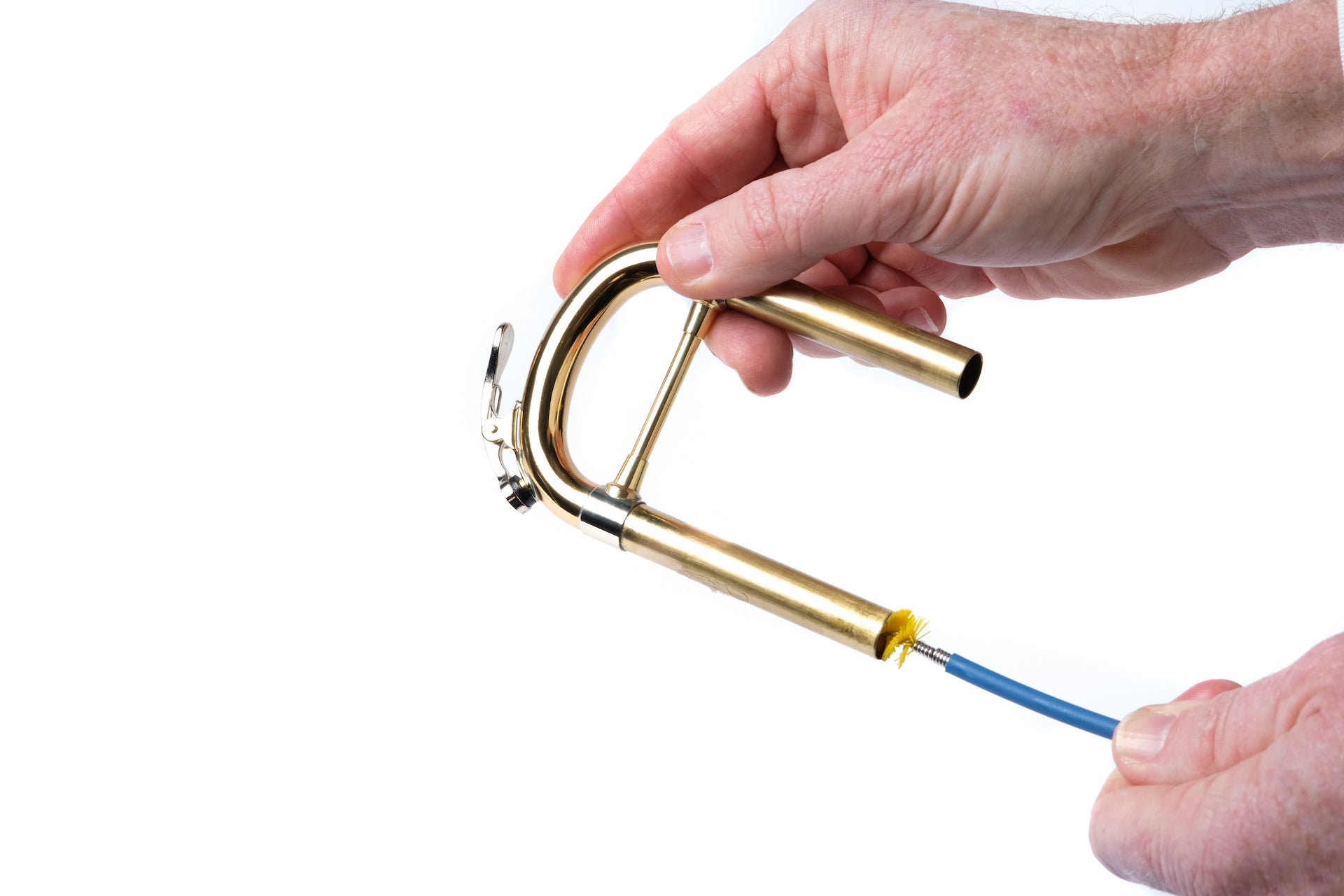 Music Nomad Premium Trumpet Snake Brush - Vinyl Free MN761 - HIENDGUITAR musicnomad musicnomad