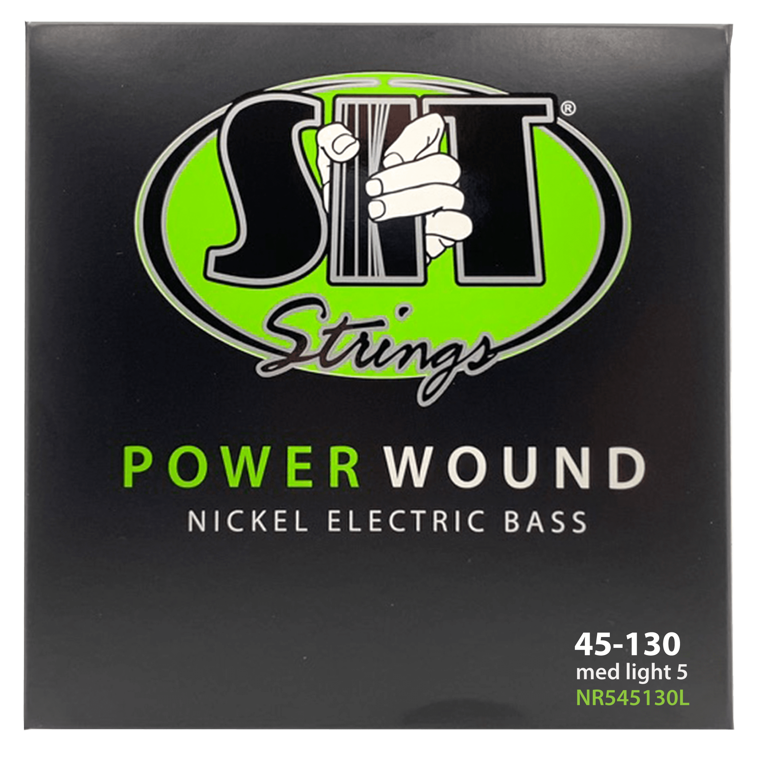 SIT ELECTRIC BASS STRINGS POWER WOUND NICKEL SIT NR545130L 5-STRING MEDIUM-LIGHT - HIENDGUITAR.COM