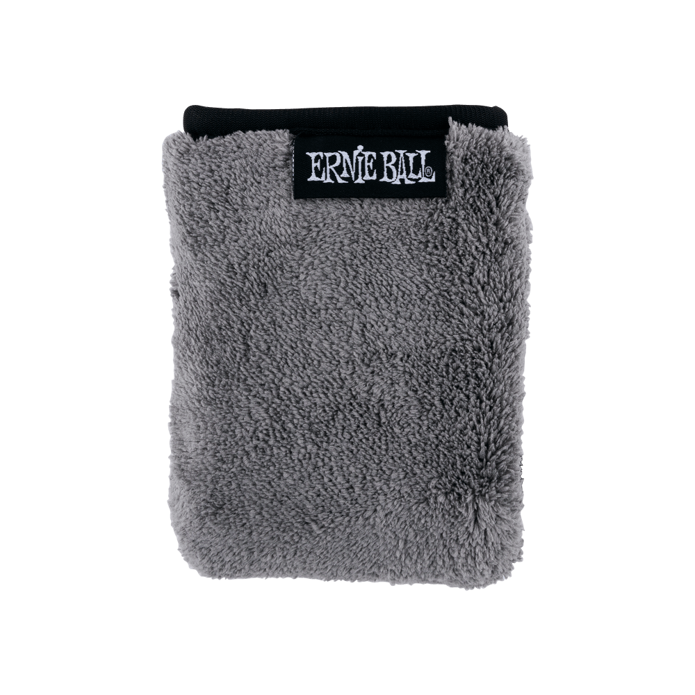 Ernie Ball 12" x 12" Ultra-Plush Microfiber Polish Cloth - HIENDGUITAR   Ernieball Misc. Accessories