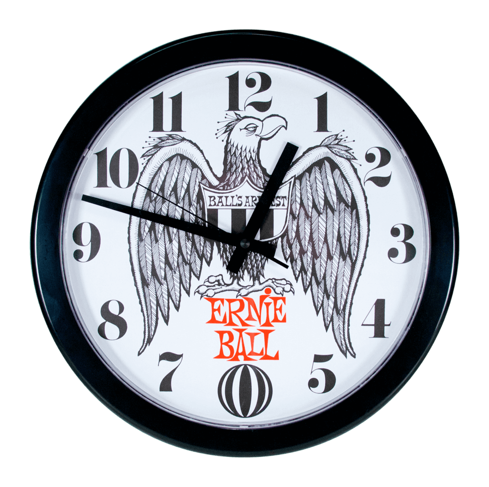 Ernie Ball Clock - HIENDGUITAR Ernieball Lifestyle and Merch