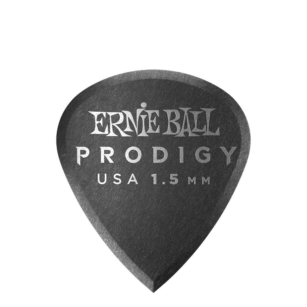 Ernie Ball 1.5mm Black Mini Prodigy Picks 6-Pack - HIENDGUITAR Ernieball Picks