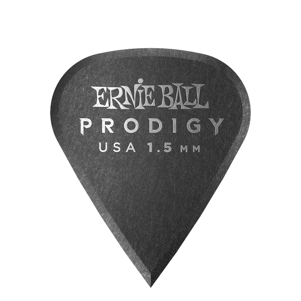 Ernie Ball 1.5mm Black Sharp Prodigy Picks 6-pack - HIENDGUITAR Ernieball Picks