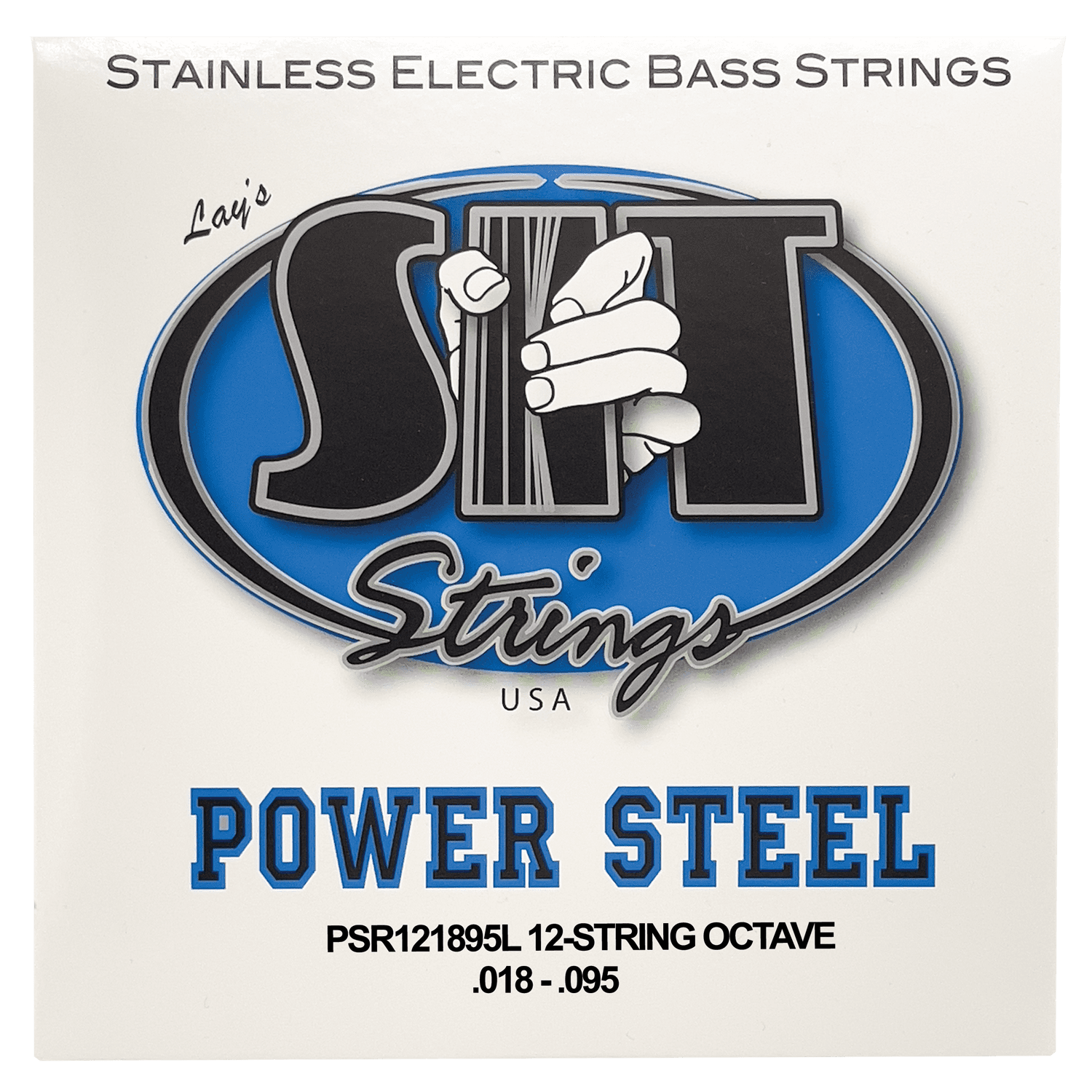 SIT POWER STEEL STAINLESS STEEL BASS SIT PSR121895L 12-STRING LIGHT - HIENDGUITAR.COM