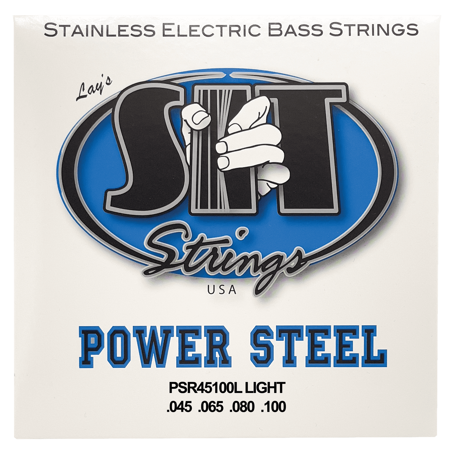 SIT POWER STEEL STAINLESS STEEL BASS SIT PSR45100L LIGHT - HIENDGUITAR.COM