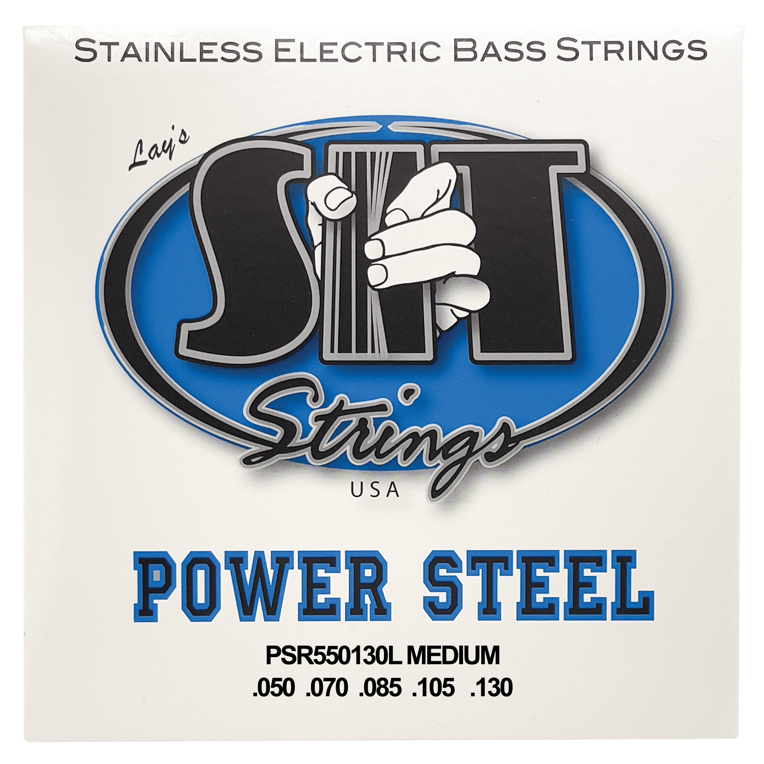 SIT POWER STEEL STAINLESS STEEL BASS SIT PSR550130L 5-STRING MEDIUM - HIENDGUITAR.COM