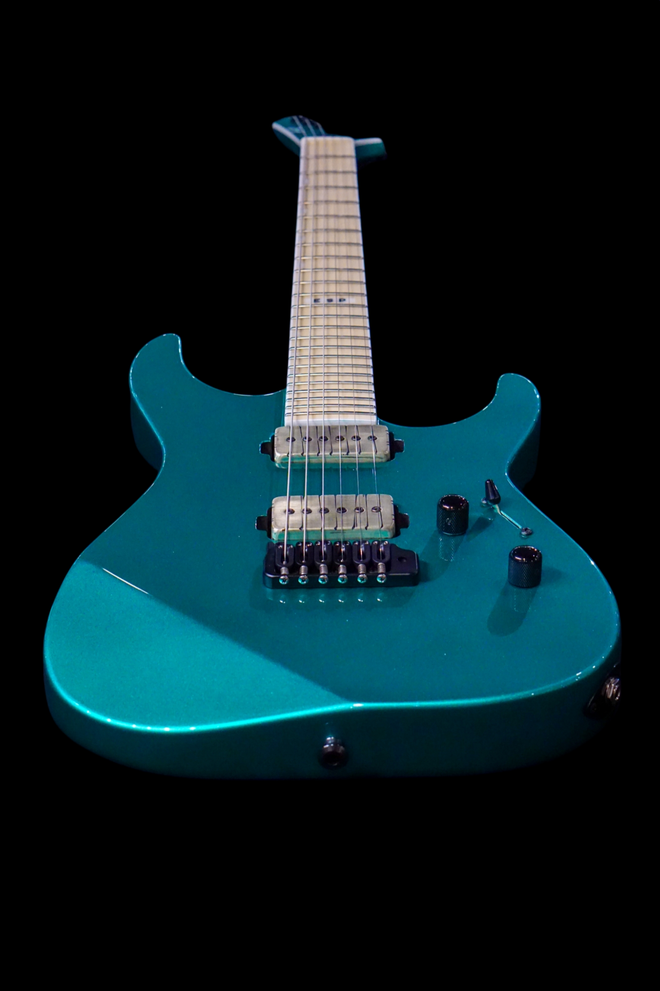 ESP E-II M-II HST/P90 Metallic Seaform Green ES0090213 - HIENDGUITAR E-II GUITAR