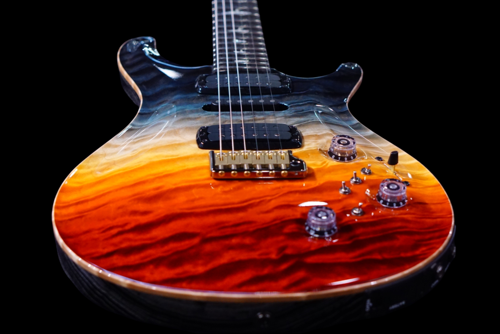 PRS Privatestock modern eagle V Galaxy fade - HIENDGUITAR PRS GUITAR