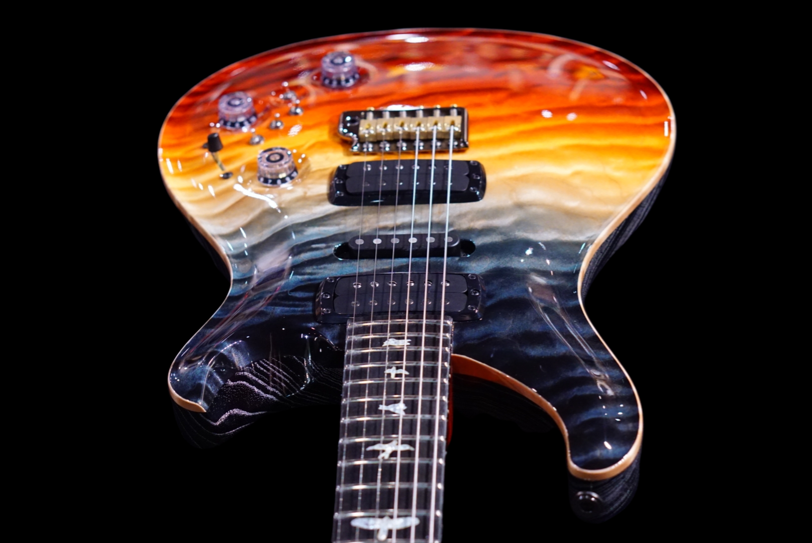 PRS Privatestock modern eagle V Galaxy fade - HIENDGUITAR PRS GUITAR