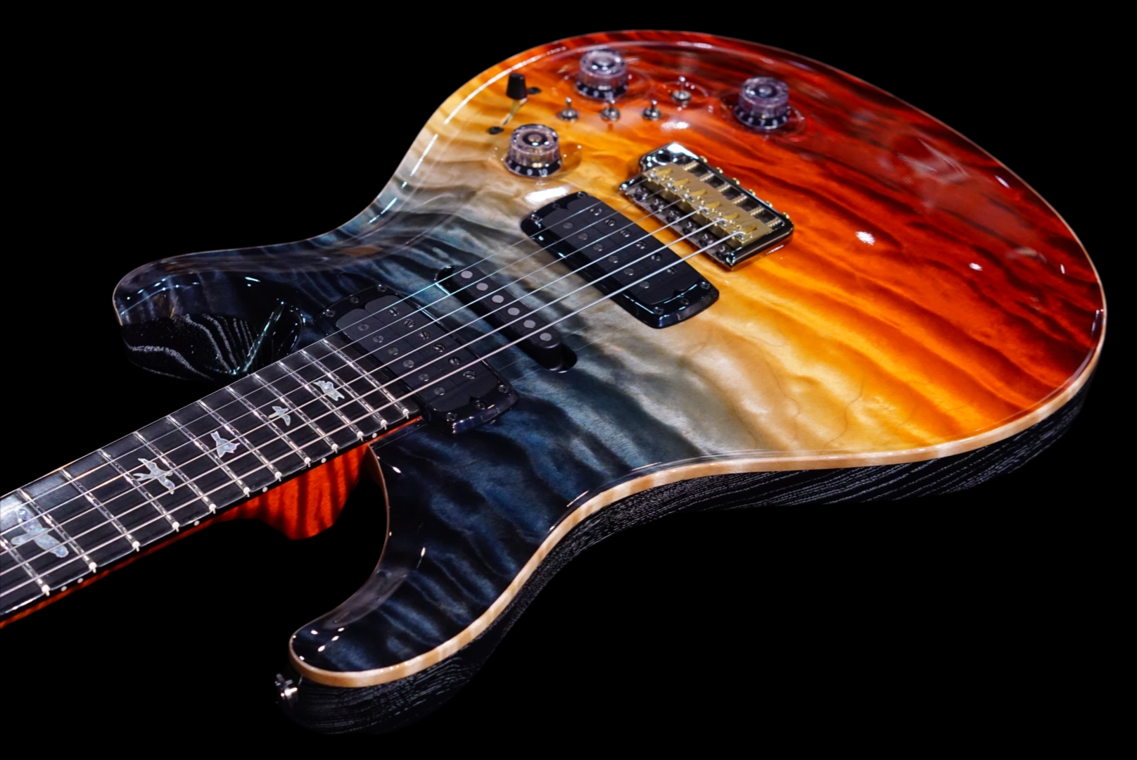 PRS Privatestock modern eagle V Galaxy fade - HIENDGUITAR PRS GUITAR