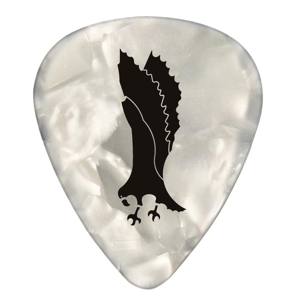 PRS White Celluloid Pearloid Picks - HIENDGUITAR PRS prs part