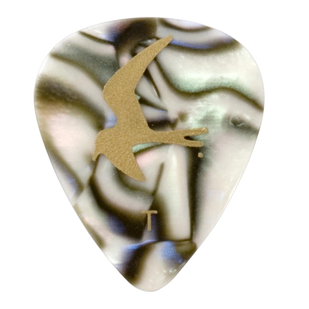 PRS Guitar Pick celluloid - HIENDGUITAR Thin / 12Pack / Abalone Shell Celluloid Thin PRS picks