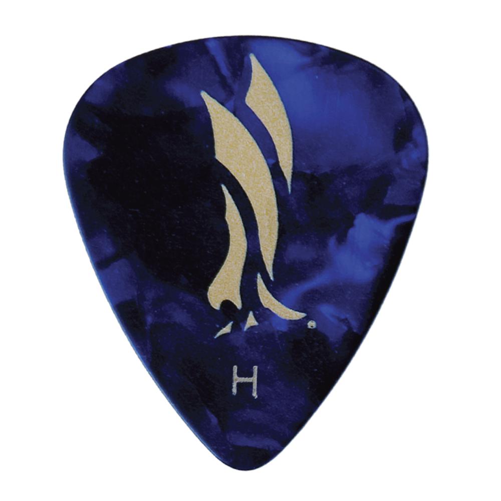 PRS Guitar Pick celluloid - HIENDGUITAR Heavy / 12Pack / Blue Pearloid Celluloid Heavy PRS picks