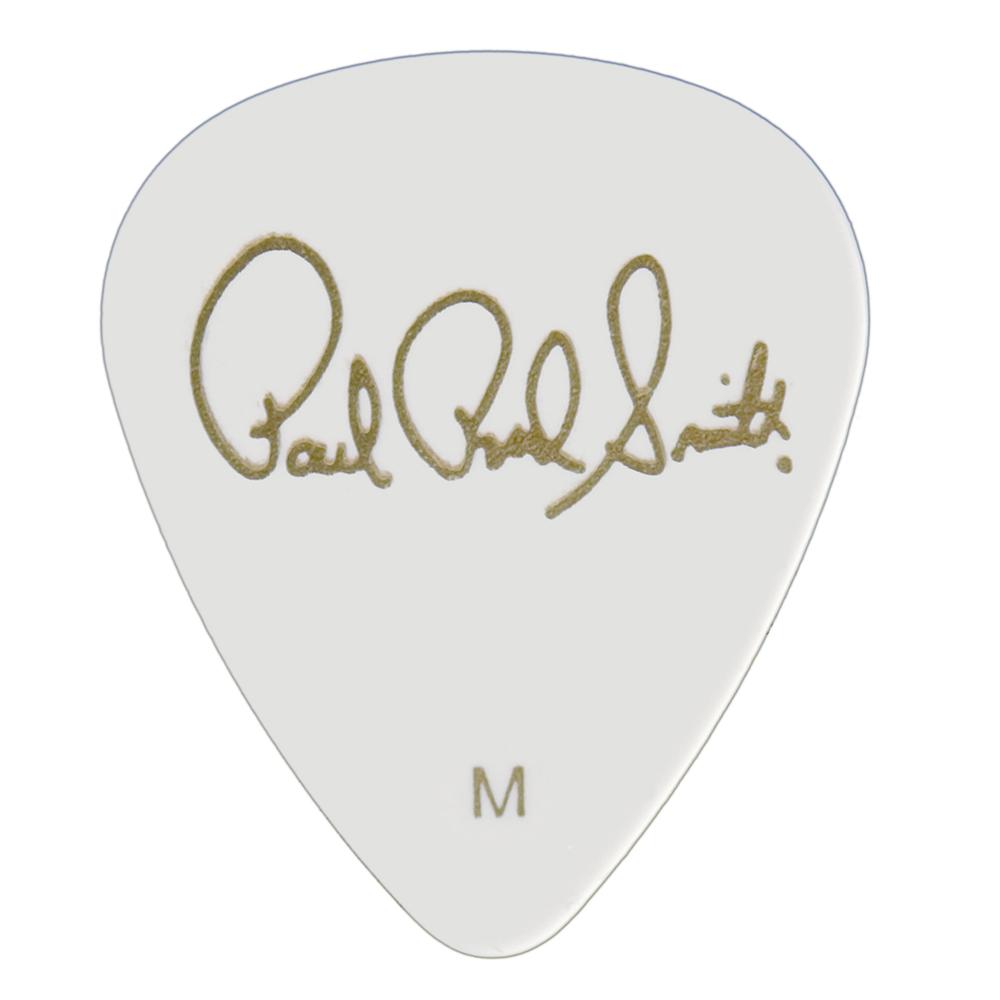 PRS Guitar Pick celluloid - HIENDGUITAR Medium / 12Pack / Solid White Celluloid Medium PRS picks