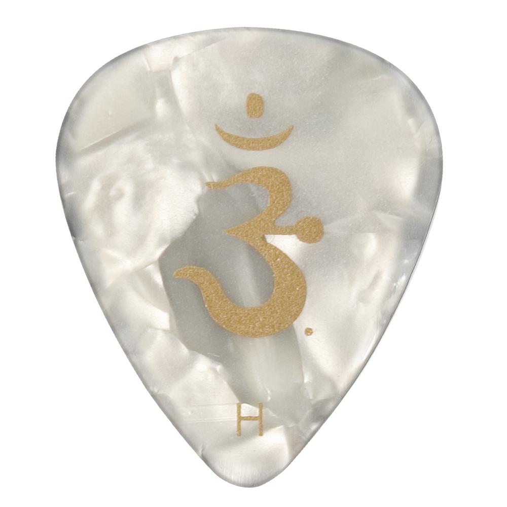 PRS Guitar Pick celluloid - HIENDGUITAR Heavy / 12Pack / White Celluloid Pearloid Heavy PRS picks