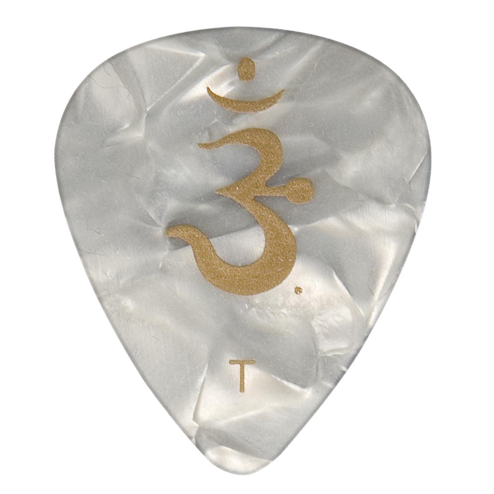 PRS Guitar Pick celluloid - HIENDGUITAR Thin / 12Pack / White Celluloid Pearloid Thin PRS picks