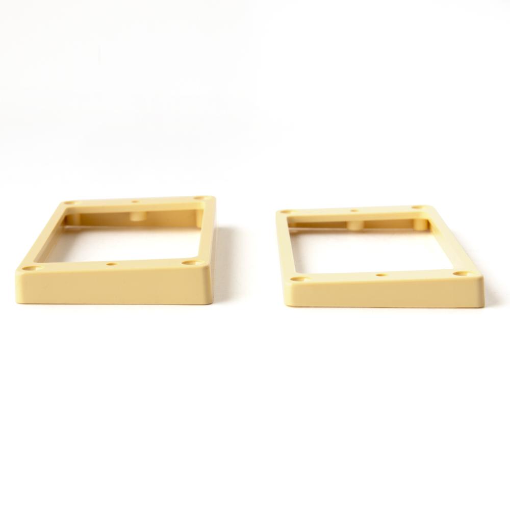 SE Humbucker Pickup Rings (Set of 2) SLANT, CREME (STOP TAIL) - HIENDGUITAR PRS pickup ring